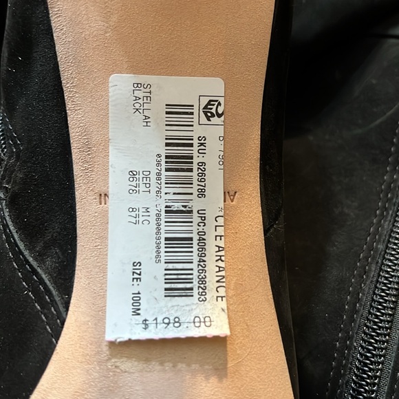 NWOB $198 Antonio Melani STELLAH Suede/Leather Sole Heeled Boots - Picture 8 of 8